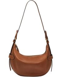 Fossil - Harwell Leather Hobo Purse Handbag - Lyst