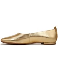 Franco Sarto - S Vana Slip On Ballet Flat Gold Metallic 8 M - Lyst