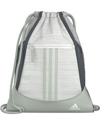 adidas - Alliance Sackpack Drawstring Backpack Gym Bag - Lyst