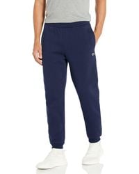Lacoste - Essentials Fleece Sweatpants With Ribbed Ankle Opening - Lyst