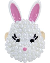 Betsey Johnson - S Bunny Cocktail Ring - Lyst