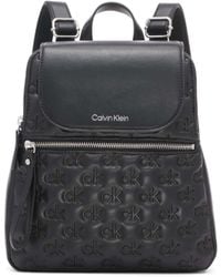 Calvin Klein - Reyna Signature Key Item Flap Backpack - Lyst