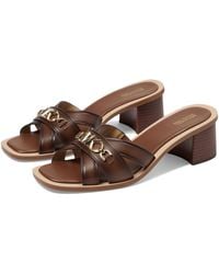 Michael Kors - Tiffanie Mid Sandal (Luggage) Sandals - Lyst