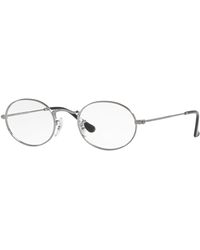 Ray-Ban - Rx3547v Oval Prescription Eyeglass Frames - Lyst