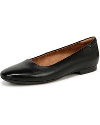 Naturalizer - S Kelly Ballet Flat Slip On Shoe Black Leather 9 M - Lyst