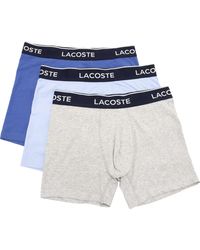 Lacoste - Casual Classic 3 Pack Cotton Stretch Boxer Briefs - Lyst