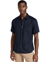 Vince - Linen Short Sleeve (Coastal) Clothing - Lyst