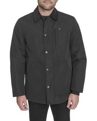 Tommy Hilfiger - Barn Jacket With Corduroy Collar - Lyst