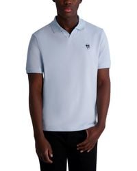 Karl Lagerfeld - Paris Basic Short Sleeve Karl Graphic Polo - Lyst