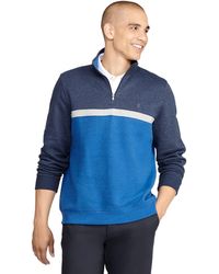 Izod - Advantage Performance Quarter Zip Fleece Pullover Sweatshirt - Lyst