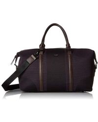 purple holdall