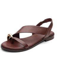 Sanctuary - Suave Toe Ring Flat Sandal - Lyst