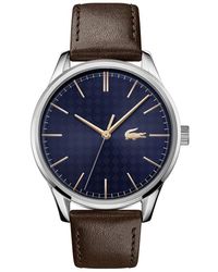 lacoste gold watch mens