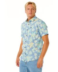 Rip Curl - Sessions Short Sleeve Shirt - Lyst
