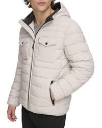 Levi's - 2-pocket Stretch Quilted Puffer - Lyst