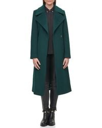 Karl Lagerfeld - Paris Luxe Twill Classic Belted Maxi - Lyst