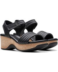 Clarks - Chelseah Gem Wedge Sandal - Lyst