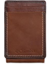 Columbia - Slim Burnished Magnetic Front Pocket Wallet - Lyst