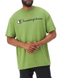 Champion - , Cotton Midweight Crewneck Tee, T-shirt For , - Lyst