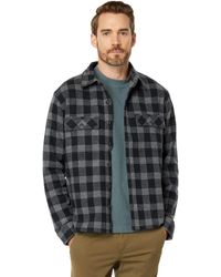 Vince - Buffalo Check Button-Down Shirt (Med Heather/Coastal) Clothing - Lyst