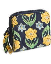 Vera Bradley - Premium Cotton Small Zip-around Wallet - Lyst