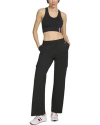 Tommy Hilfiger - Performance Cozy Peached Bootcut Cargo Pant,black,m - Lyst