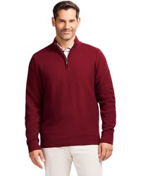 Izod - Luxury Classics Quarter Zip Sweater - Lyst