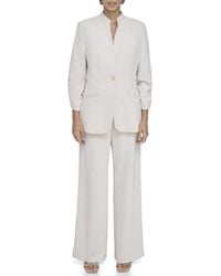Calvin Klein - Ruched Sleeves Two Front Bottom Pockets Blazer - Lyst
