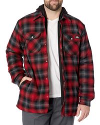 Tall Sherpa Lined Flannel Shirt Jacket 