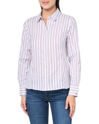 Tommy Hilfiger - Long Sleeve Collared Shirt - Lyst
