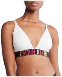 Calvin Klein - Intense Power Lightly Lined Triangle Bralette - Lyst