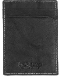 Steve Madden - Front Pocket Wallet With Money Clip - Lyst