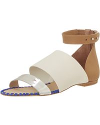 Loeffler Randall - Minna-va Dress Sandal,white/biscuit,10 M Us - Lyst