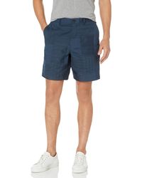 Billy Reid Standard Fit Textured Chino Shorts - Blue