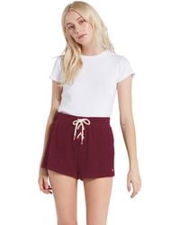Volcom - Regular Lived In Lounge Fleece Sweat Shorts - Lyst