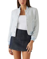 Guess - Eco New Gloria Tweed Bomber - Lyst