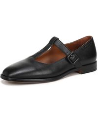 Franco Sarto - Kenley Mary Jane Flat Black Leather 6.5 M - Lyst