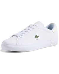 Lacoste - Powercourt Leather Trainers - Lyst
