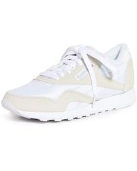 Reebok - Classic Nylon Sneaker White/light Grey - Lyst