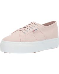 superga pink skin platform