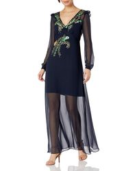 French Connection - Embroidered Dress - Lyst