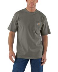 Carhartt - Loose Fit Heavyweight Short-sleeve Pocket T-shirt - Lyst