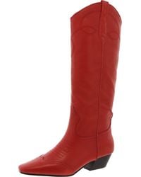 Steve Madden - Dollie ( Leather) Boots - Lyst
