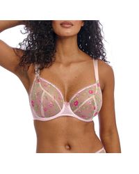 Freya - Love Crush Underwire Plunge Bra Pink Champagne - Lyst