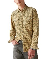 Lucky Brand - Corduroy Printed Western Long Sleeve Shirt - Lyst