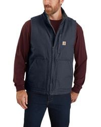 Carhartt - Weste mit Sherpa-Futter und Stehkragen mit Lockerer Passform Arbeits-Utility-Oberbekleidung - Lyst