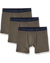 Goodthreads Mens 3-Pack Cotton Modal Stretch Knit Boxer Brief Brand