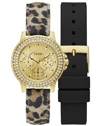 Guess - Interchangeable Straps Strap Champagne Dial Gold Tone - Lyst