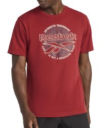 Reebok - 's Meridian Crewneck T-shirt - Lyst