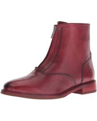 frye kelly front zip bootie